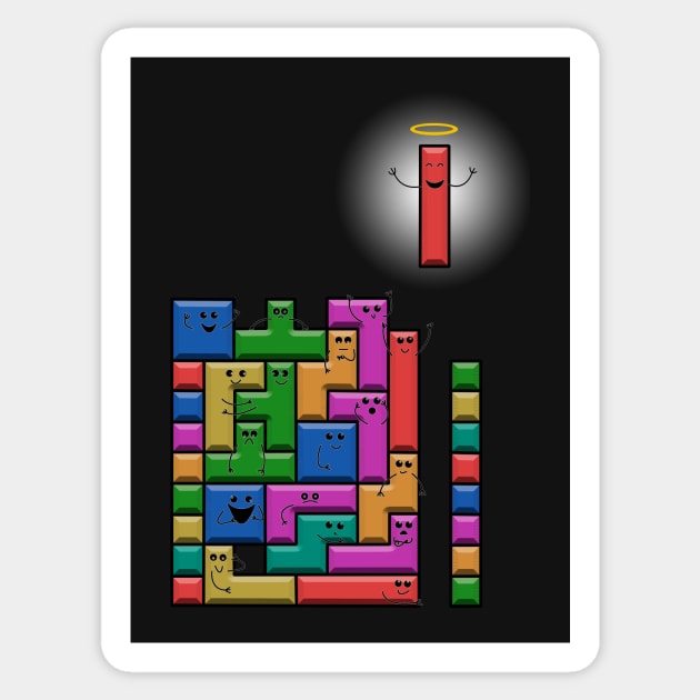 Tetris Excitement Sticker by DingulDingul